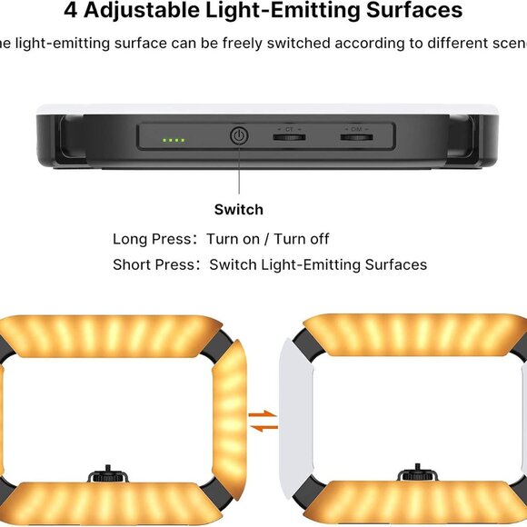 Smartphone Video Rig ULANZI U200 Camera Video Rig Phone Video Stabilizer LED Rin - Picture 9 of 9